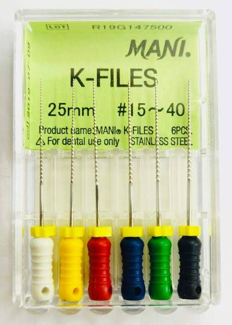 Mani files-K,H and Reamer